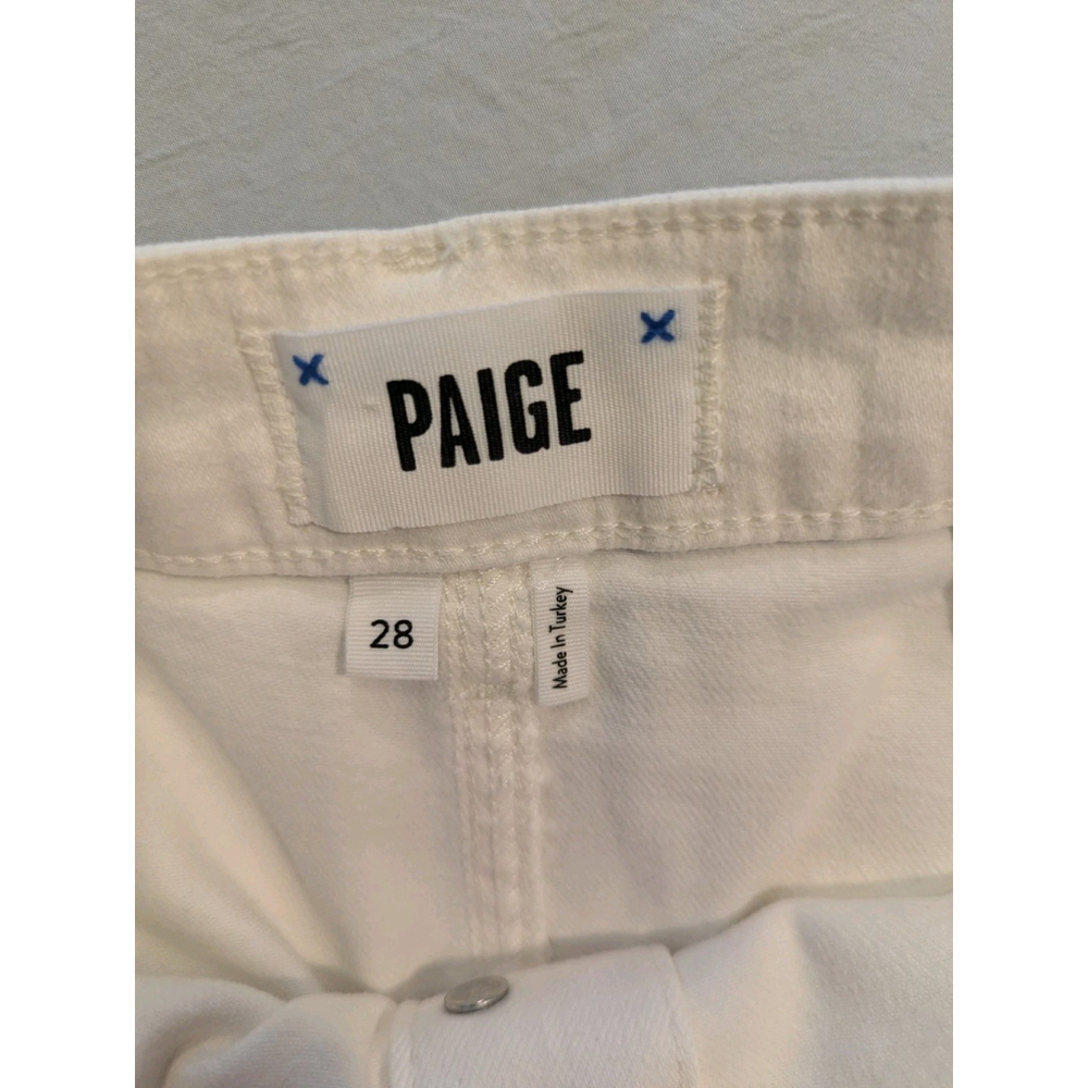 Paige Meadow Utility Midi Skirt Ercu Denim Woman's Size 28 - Picture 8 of 10